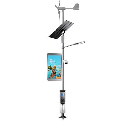 P4mm স্মার্ট LED প্যানেল রাস্তার রাস্তা বিজ্ঞাপন LED ল্যাম্প পোস্ট ব্যানার