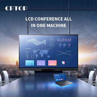 4K HD মিটিং রুম LCD ডিসপ্লে রিমোট কন্ট্রোল সব এক প্যানেলে