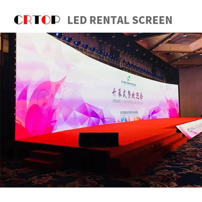 P3.91mm 4500cd আউটডোর ভাড়া LED স্ক্রীন ভিডিও ওয়াল ডিসপ্লে