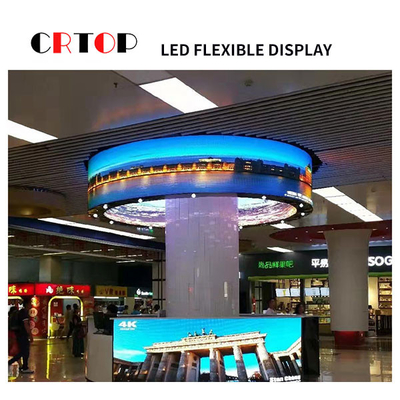 P1.5625mm নমনীয় LED ডিসপ্লে স্ক্রীনের অস্বাভাবিকতা শক্তিশালী ভিডিও ওয়াল