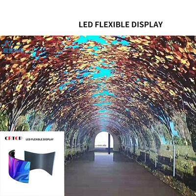 256*128 মিমি মডিউল নমনীয় LED ডিসপ্লে স্ক্রীন নির্বিচারে আকৃতি