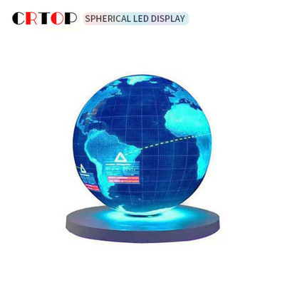ব্যাস 1.5m ক্রিয়েটিভ LED ডিসপ্লে স্ক্রীন চৌম্বকীয় আকর্ষণ