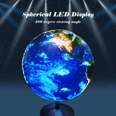 ব্যাস 1.5m ক্রিয়েটিভ LED ডিসপ্লে স্ক্রীন চৌম্বকীয় আকর্ষণ