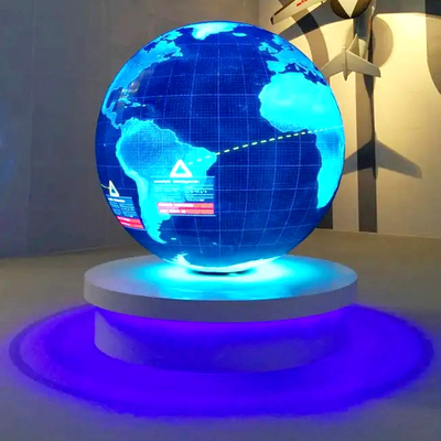 P3mm 800cd গোলাকার ক্রিয়েটিভ LED ডিসপ্লে স্ক্রীন 14বিট গ্রেস্কেল