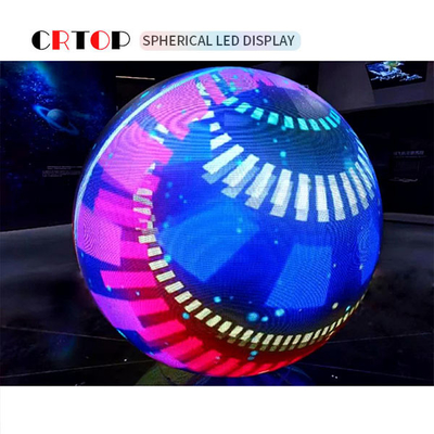 P5mm 1500cd ক্রিয়েটিভ LED ডিসপ্লে স্ক্রীন 2.5 মি ব্যাস গোলাকার