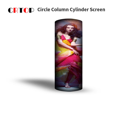 নলাকার P2.5mm ক্রিয়েটিভ LED ডিসপ্লে স্ক্রীন 1R1G1B পিক্সেল কাঠামো