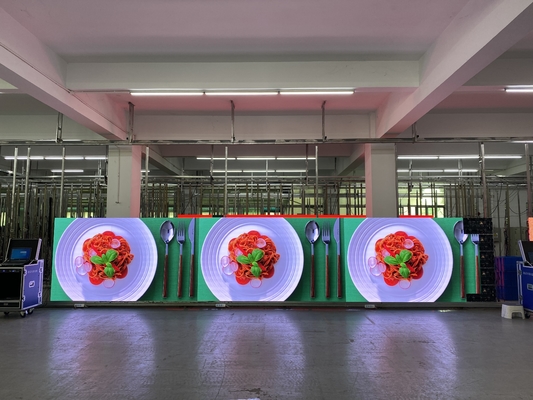ফ্রন্ট মেইনটেইন P1.875mm ফাইন পিচ LED স্ক্রীন ডাই কাস্ট অ্যালুমিনিয়াম ক্যাবিনেট