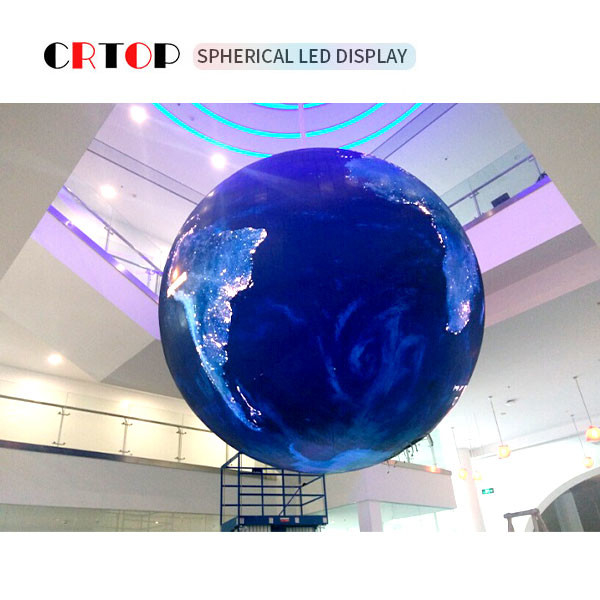P4mm 1500cd 2.5m ব্যাস LED বল ডিসপ্লে গোলাকার পূর্ণ রঙ